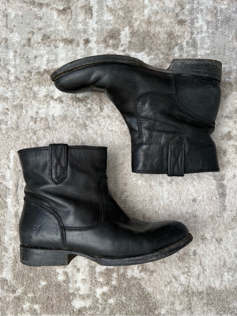 Frye Black Leather Boots